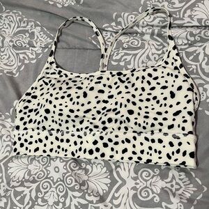 Vitality Ascend Y Bra in Snow Leopard